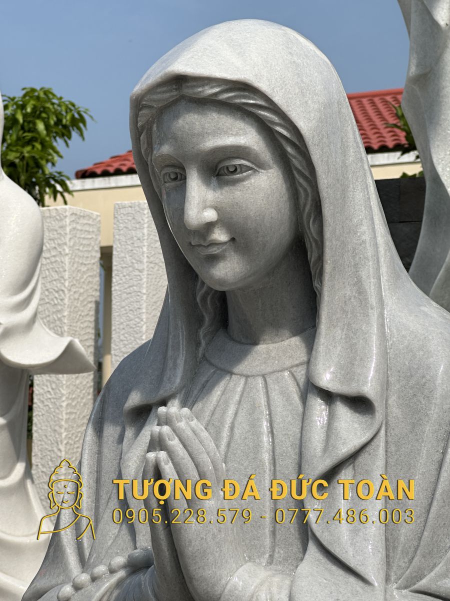 TƯỢNG ĐỨC MẸ LỘ ĐỨC CAO 2M ĐÁ XÁM DM_08 15 11 (1)