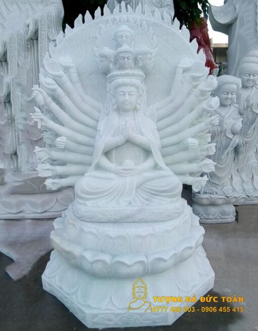 Tượng Phật Quan Am Nghìn Mắt Nghìn Tay bằng đá