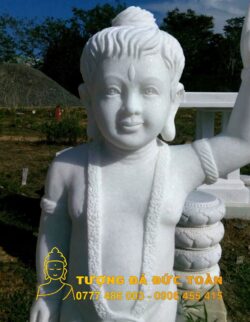 Tượng Phật Đản Sanh đá tự nhiên đẹp nhất Đà Nẵng