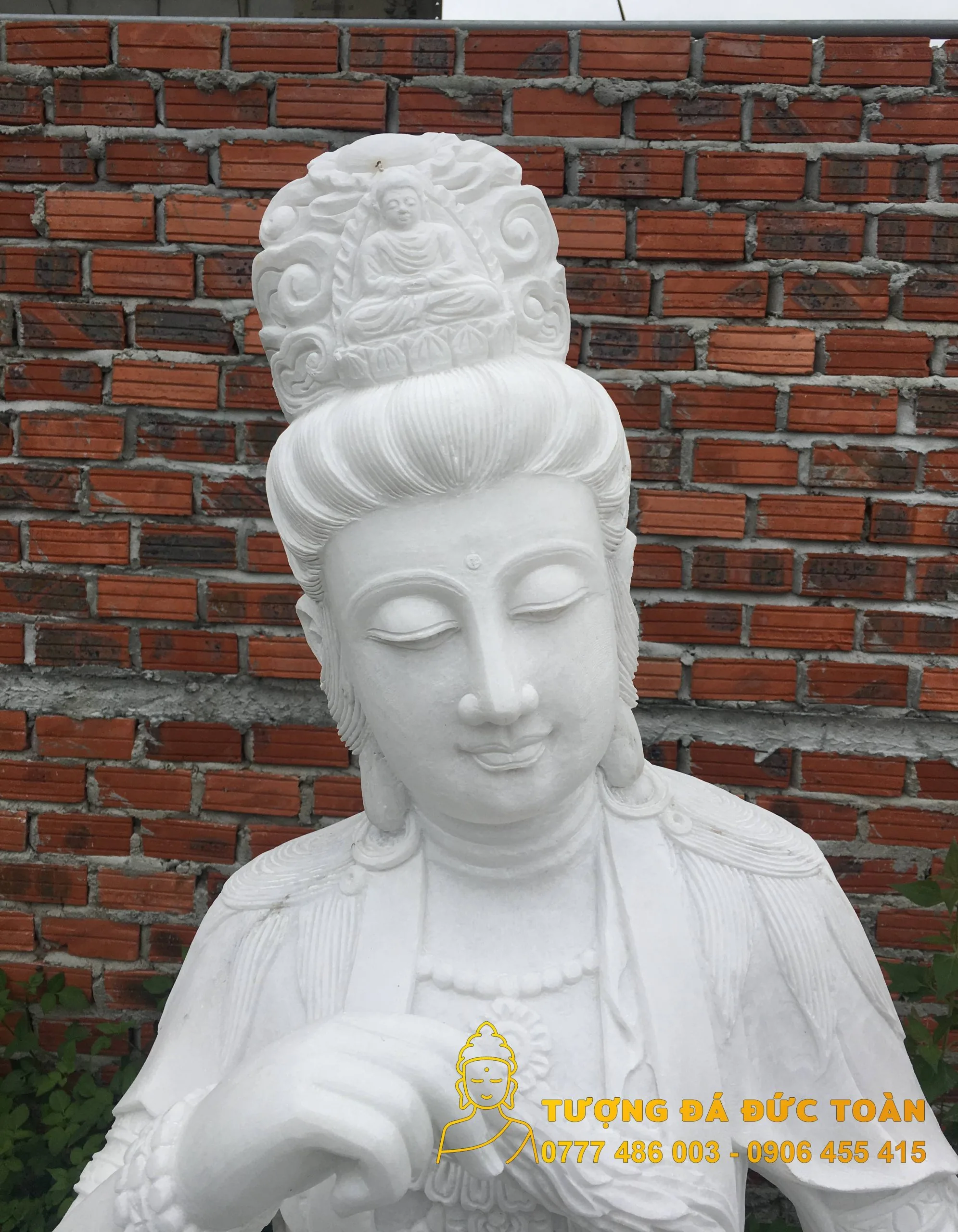 Tượng Quán Tự Tại Đá Đẹp Non Nướ