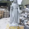 Tượng Đức Mẹ Maria đá đẹp nguyên khối