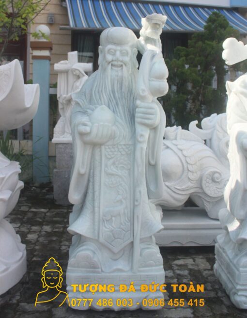 Tượng Tam Đa Phước Lộc Thọ đá cẩm thạch đẹp nhất Đà Nẵng