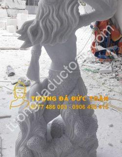 Tượng Nàng Tiên Cá Bằng Đá Cẩm Thạch