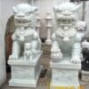 Tượng Nghê đá cẩm thạch trắng