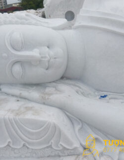Tượng Phật Nhập Niết Bàn Đá Nguyên Khối