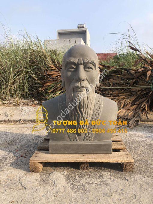 Tượng Chân Dung Đá Cẩm Thạch Đà Nẵng Màu Xám