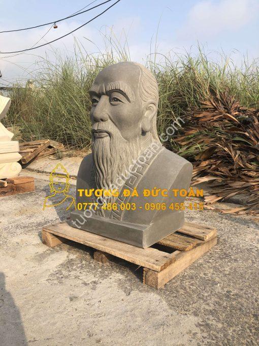 Tượng Chân Dung Đá Cẩm Thạch Đà Nẵng Màu Xám