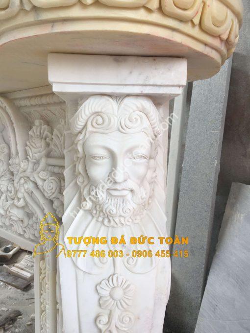 Lò Sưởi Đá Cẩm Thạch Đẹp Nguyên Khối Đà Nẵng