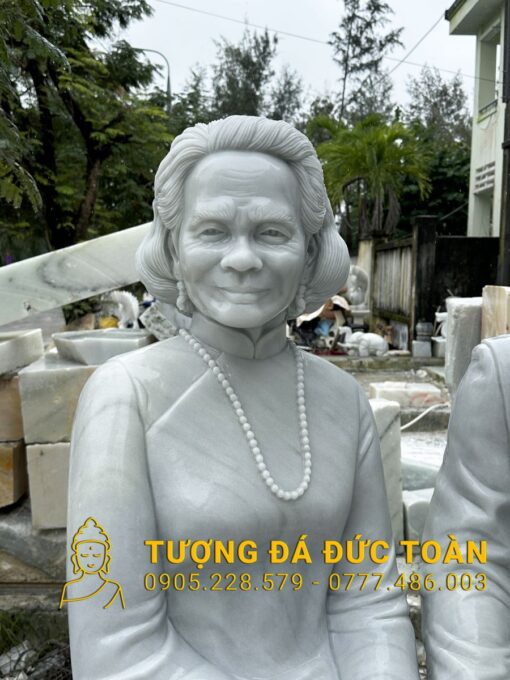 ĐIÊU KHẮC TƯỢNG CHÂN DUNG 2 CỤ THEO MẪU TBT_53 - Hình ảnh 5