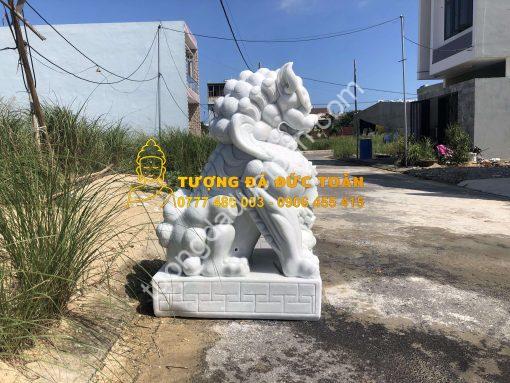 Chế tác tượng Kỳ Lân trấn cổng đá đẹp giá rẻ