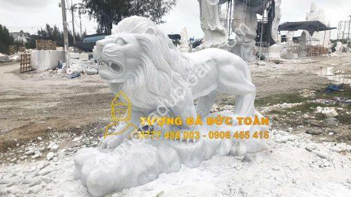 Chế tác tượng Sư Tử đá đẹp