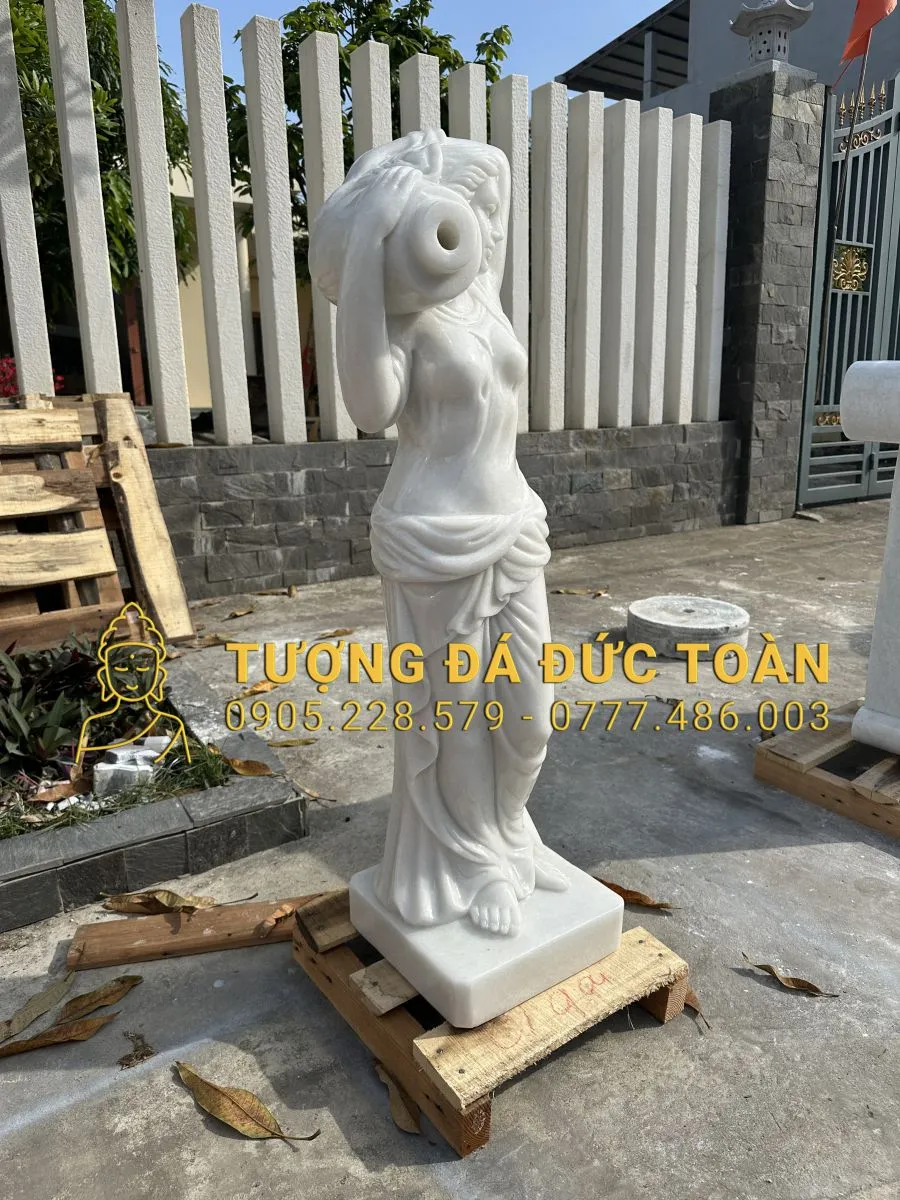 ĐÀI PHUN NƯỚC BẰNG ĐÁ XÁM NGUYÊN KHỐI DPN_84