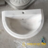 Lavabo Đá Tự Nhiên Bán Nguyệt Nguyên Khối