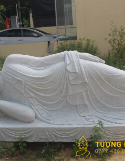 Tượng Phật Nhập Niết Bàn Đá Trắng Mỹ Nghệ Đà Nẵng