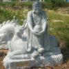 Tượng Phật La Hán Đá Cẩm Thạch Trắng Mỹ Nghệ Đà Nẵng