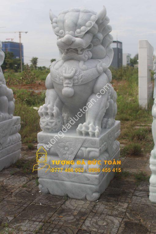Điêu khắc tượng Kỳ Lân đá tự nhiên nguyên khối giá rẻ