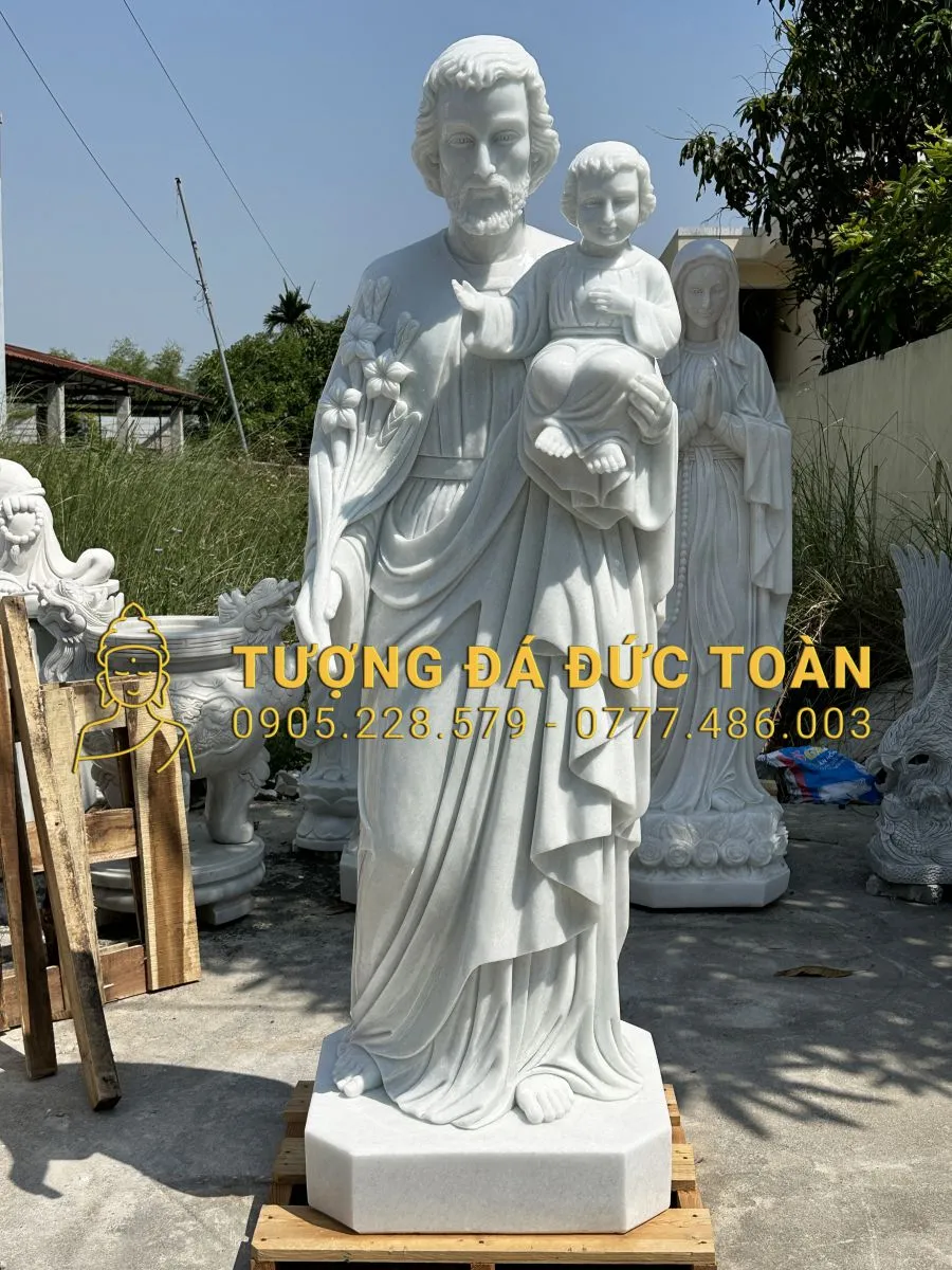TƯỢNG TIÊU DIỆN HỘ PHÁP CAO 1,2M ĐÁ XÁM ĐẸP TDHP_18