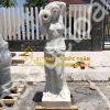 Tượng Cô Gái Bằng Đá Cẩm Thạch Trắng Non Nước Đà Nẵng