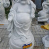 Tượng Phật La Hán Đá Cẩm Thạch Màu Trắng Đẹp Đà Nẵng