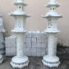 Đèn Đá Cẩm Thạch Sân Vườn Màu Xám