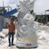 Điêu khắc tượng Rồng đá nguyên khối