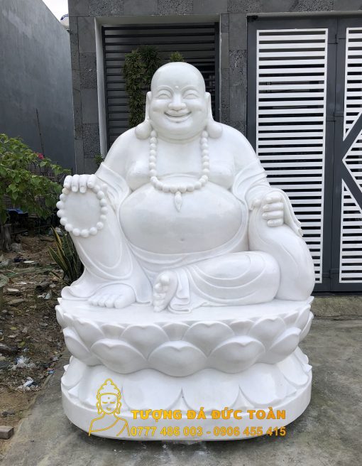 Chế tác Tượng Phật Di Lặc trên nền đá cẩm thạch đẹp nhất Đà Nẵng