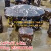 BÀN GHẾ ĐÁ VÂN GỖ XÁM