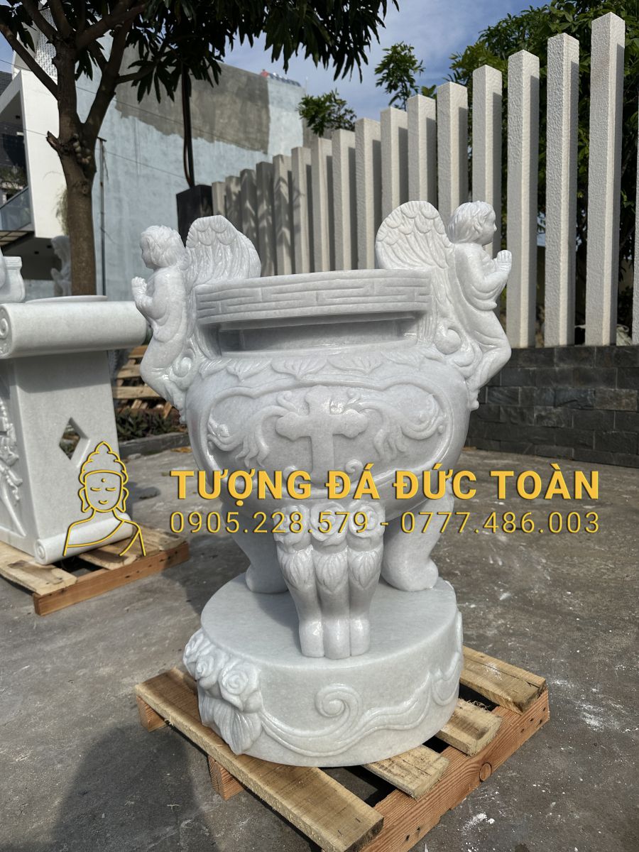 Lư Hương Công Giáo Bằng Đá LH_23 – Sự Uy Nghiêm Trong Phụng Vụ & Trường Tồn Đức Tin 3 20 (3)