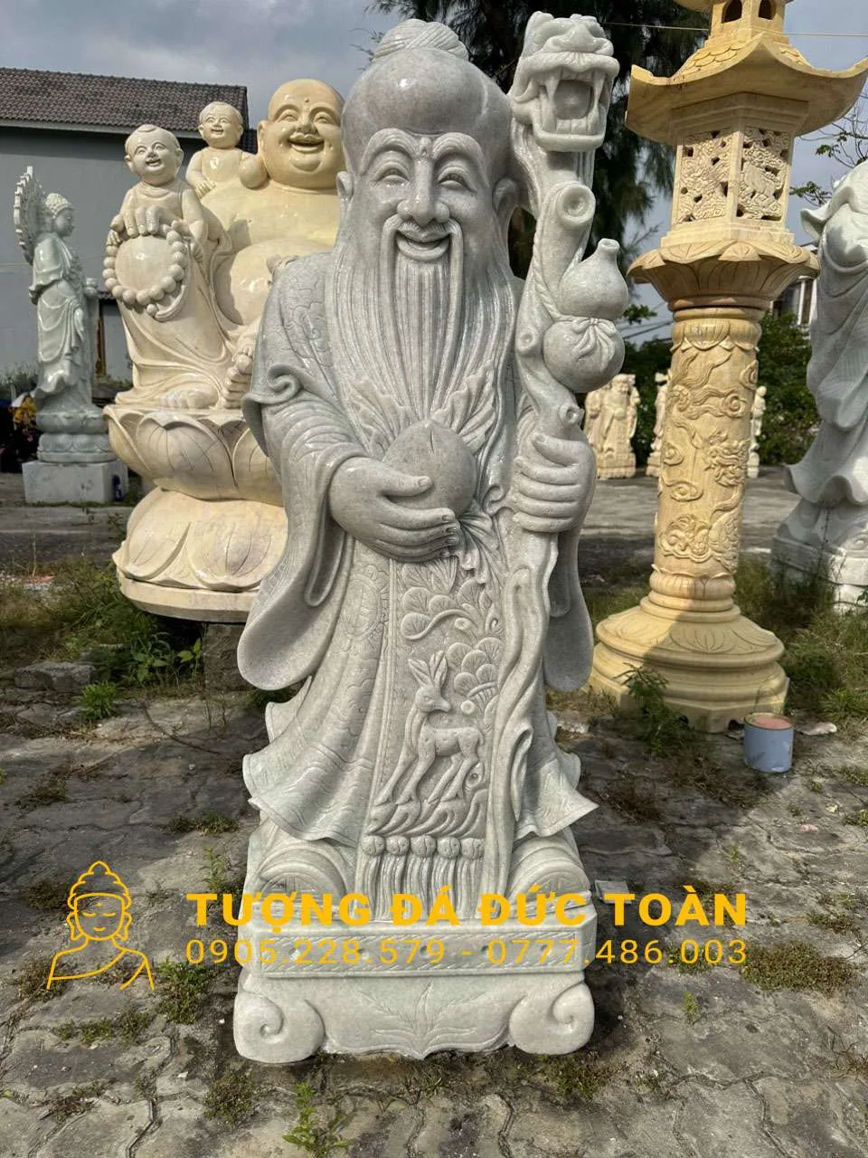 Tượng Phước – Lộc – Thọ Đá Đẹp 1
