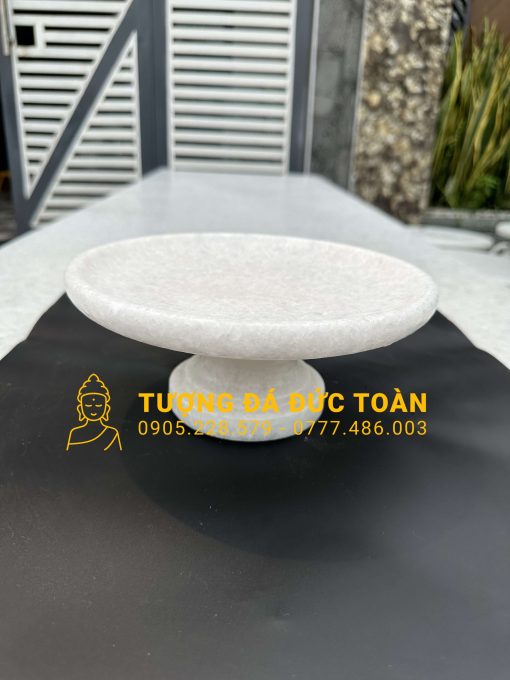 BỘ BÌNH - LƯ - ĐĨA ĐỂ MỘ ĐÁ CẨM THẠCH TRẮNG