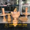 BỘ ĐỒ THỜ CÚNG ĐÁ CẨM THẠCH VÀNG