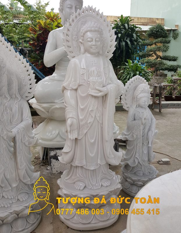 Tượng Phật A Di Đà bằng đá