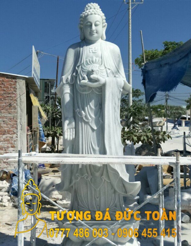 Tượng Phật A Di Đà bằng đá