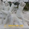 TƯỢNG 14 CHẶNG ĐÀN THÁNH GIÁ ĐÁ TRẮNG TỰ NHIÊN