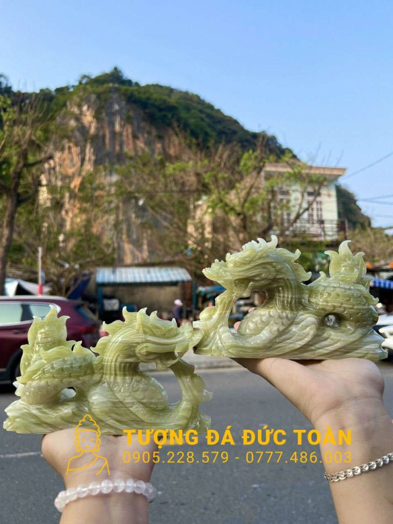 đặt tượng rồng đá