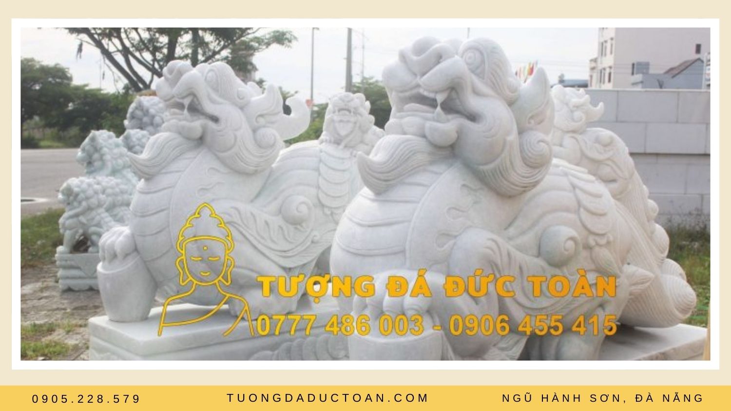 Tượng 2 con tỳ hưu lớn