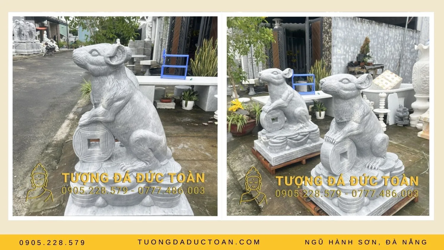 Tượng Chuột bằng đá