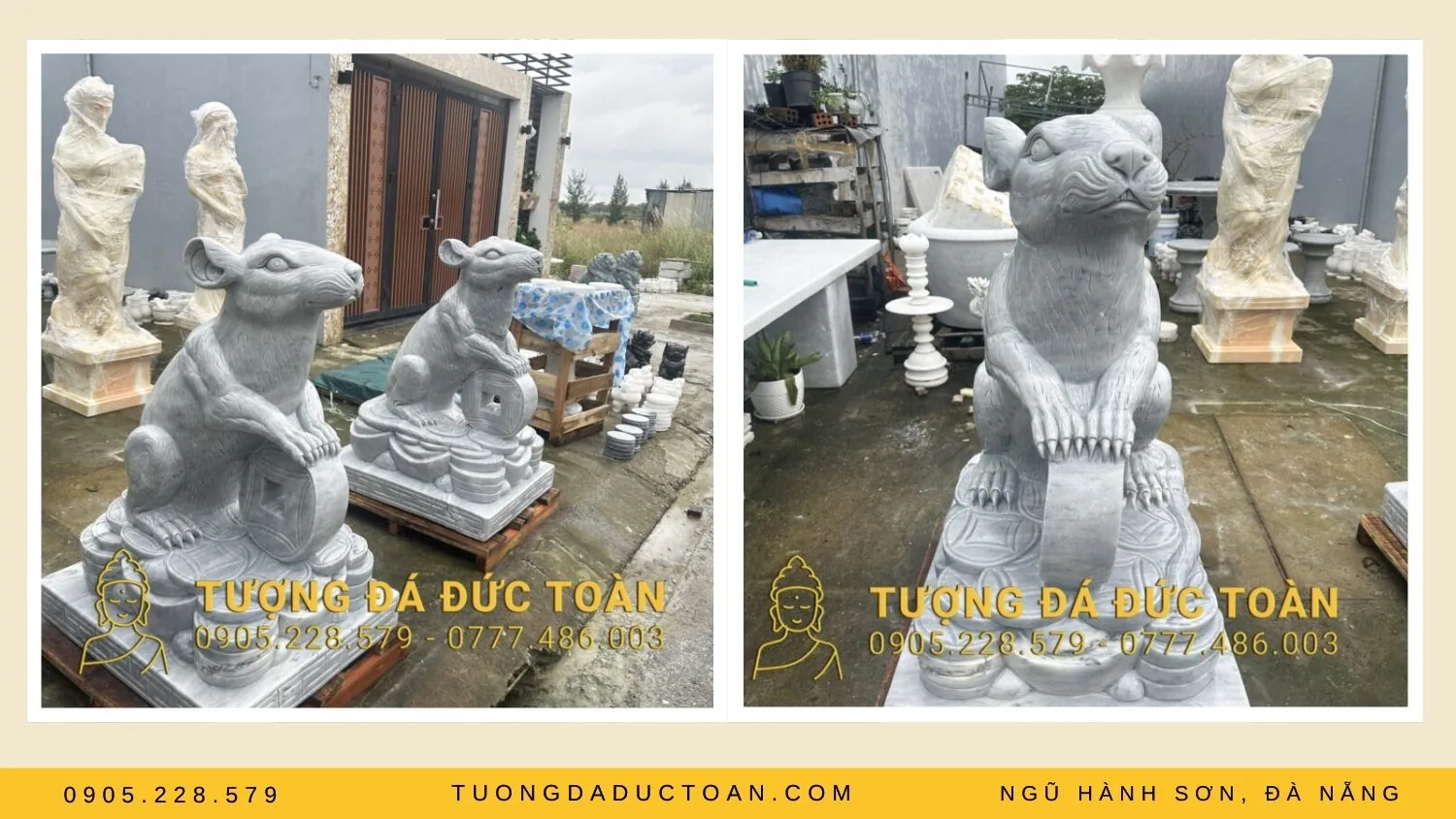 Tượng Chuột bằng đá