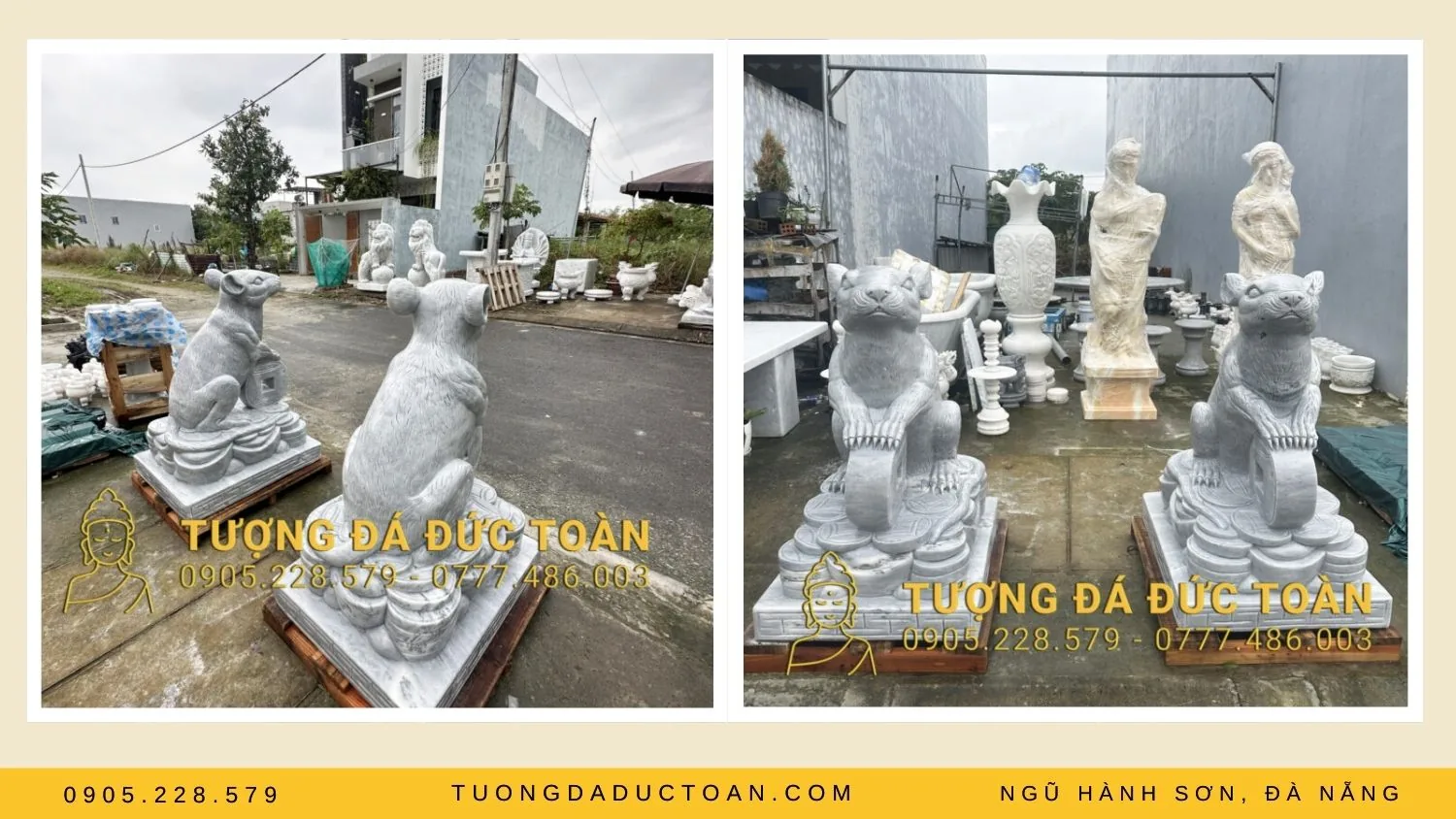 Tượng Chuột bằng đá