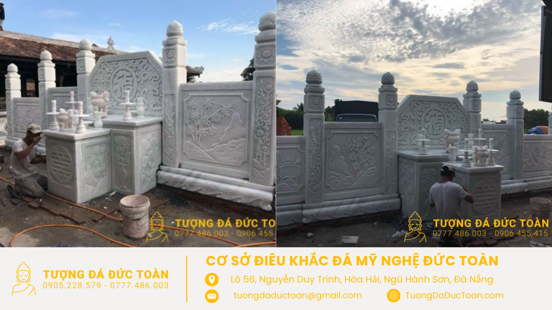 Mộ đá Quy Nhơn - Mẫu lăng mộ đá đẹp bán tại khu lăng mộ đá Bình Định