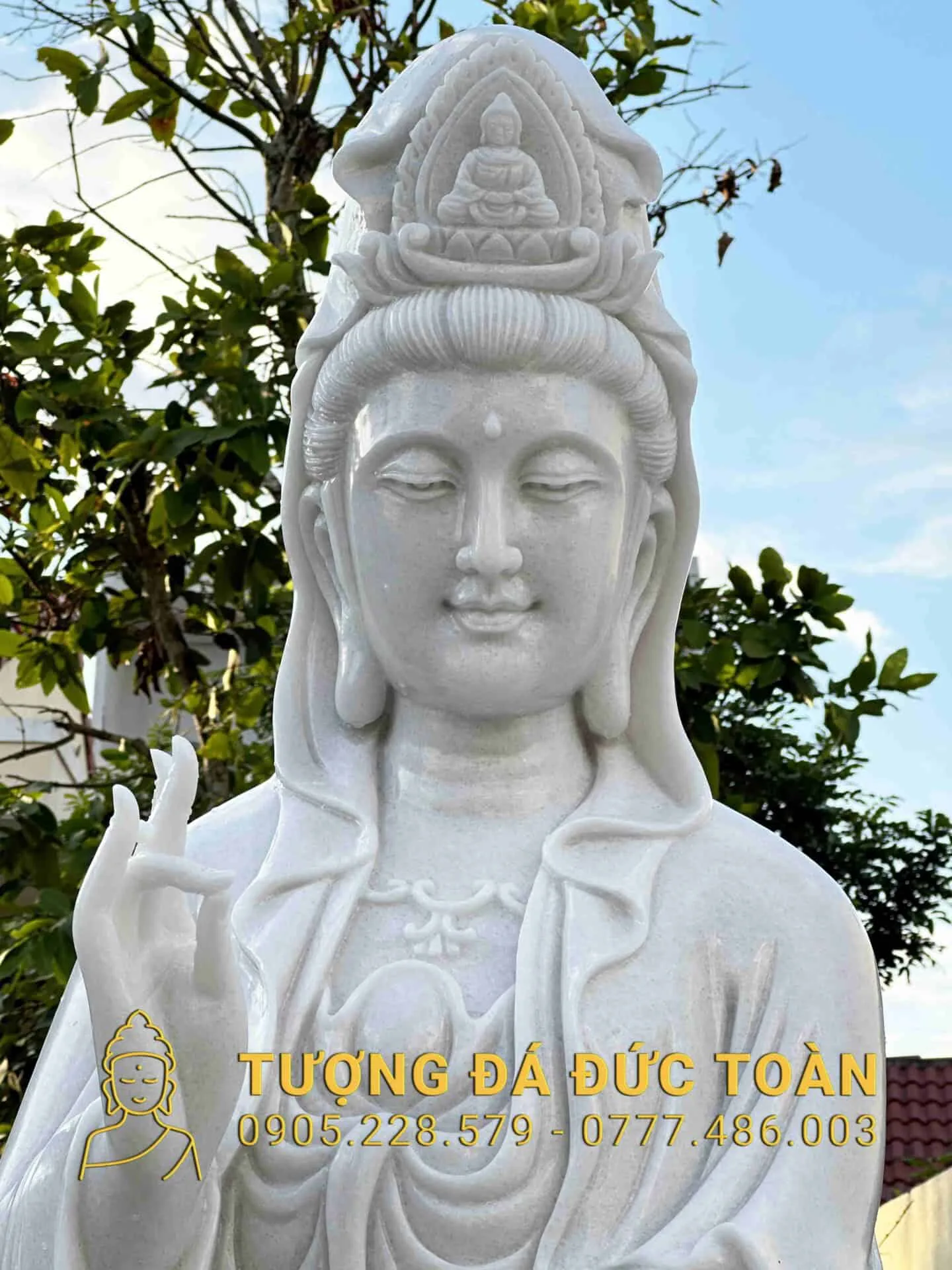 Tượng Phật Quan Âm Cao 2m QA_40