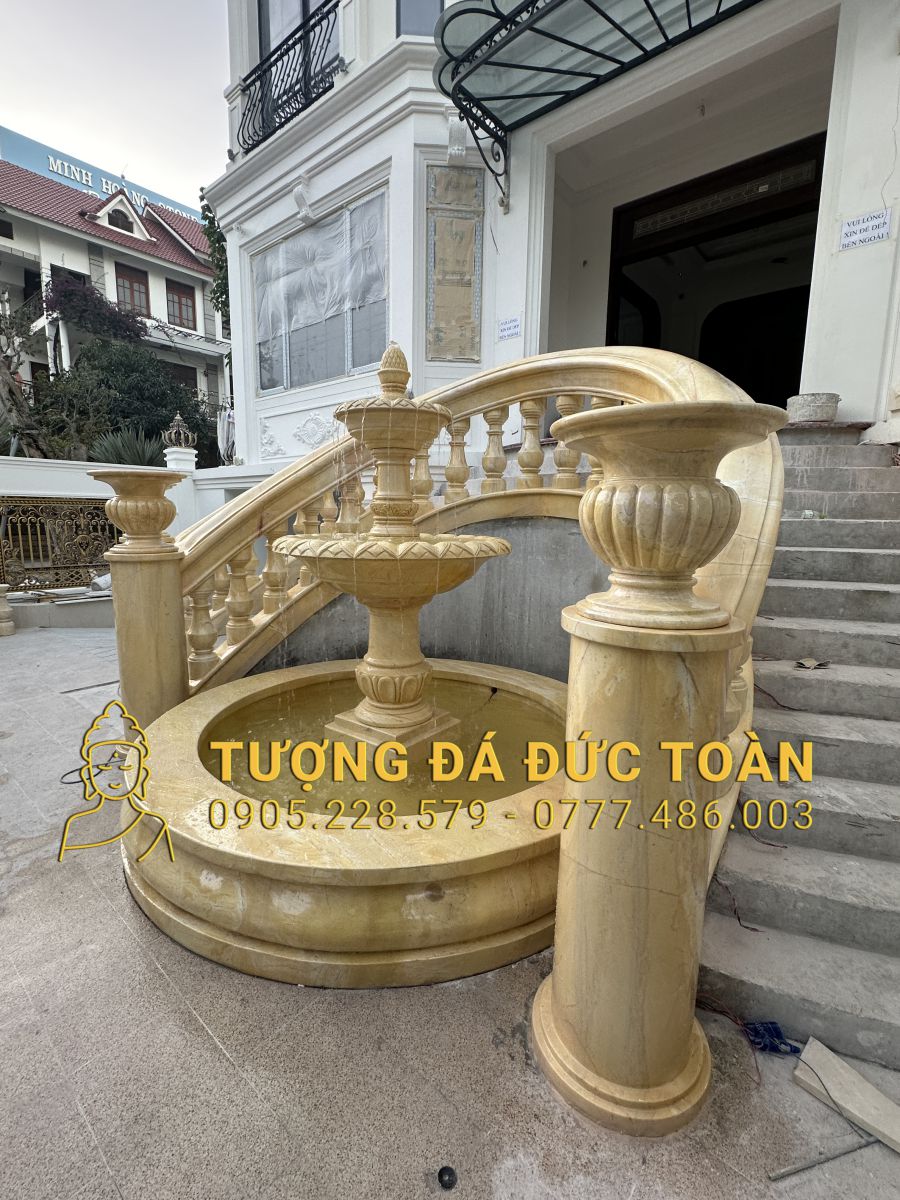 LAN CAN CẦU THANG BẰNG ĐÁ VÀNG TỰ NHIÊN LCD_12 15 10 (5)