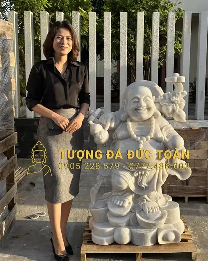 Tượng Phật Di Lặc Bằng Đá