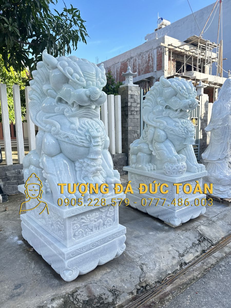 TƯỢNG KỲ LÂN ĐÁ CAO 1,9M VỀ LONG AN KL_21 8 8 (5)