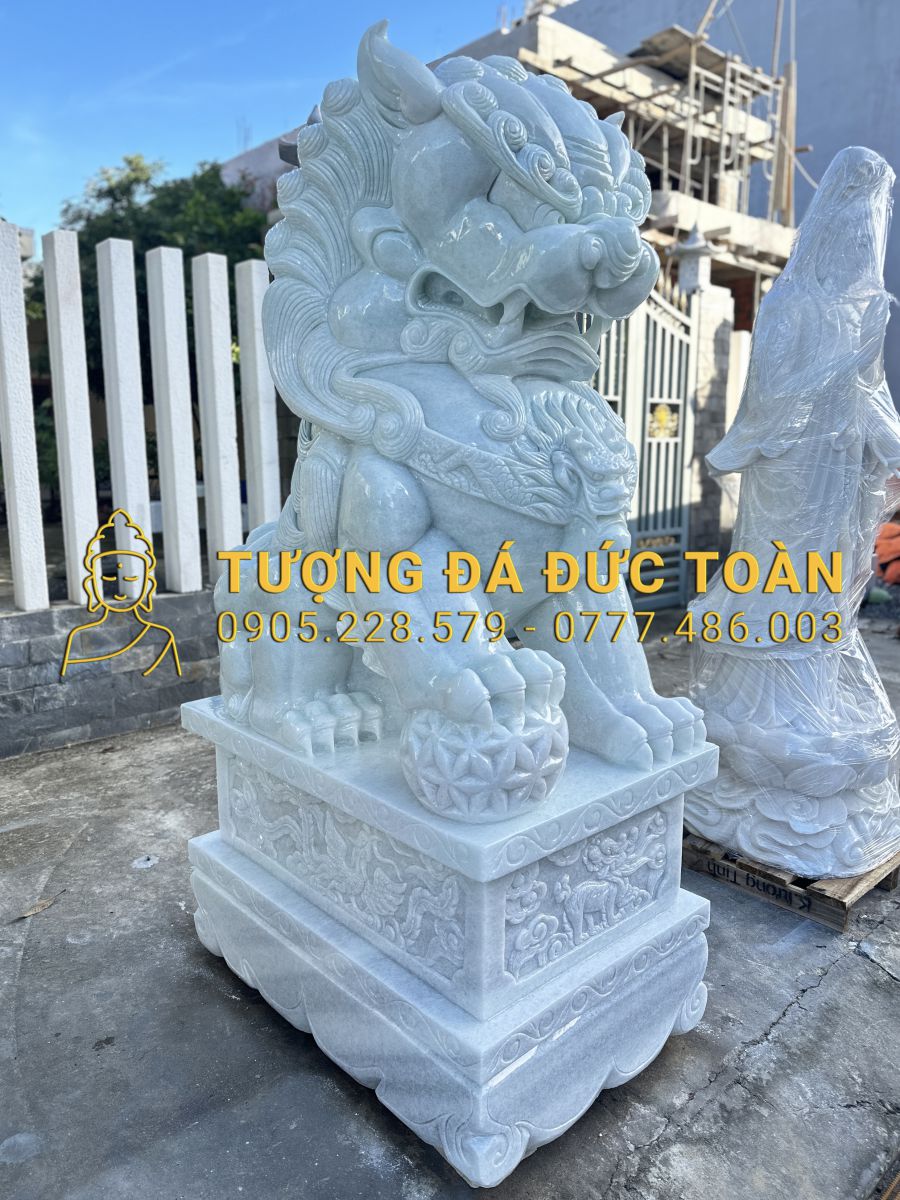 TƯỢNG KỲ LÂN ĐÁ CAO 1,9M VỀ LONG AN KL_21 6 8 (7)