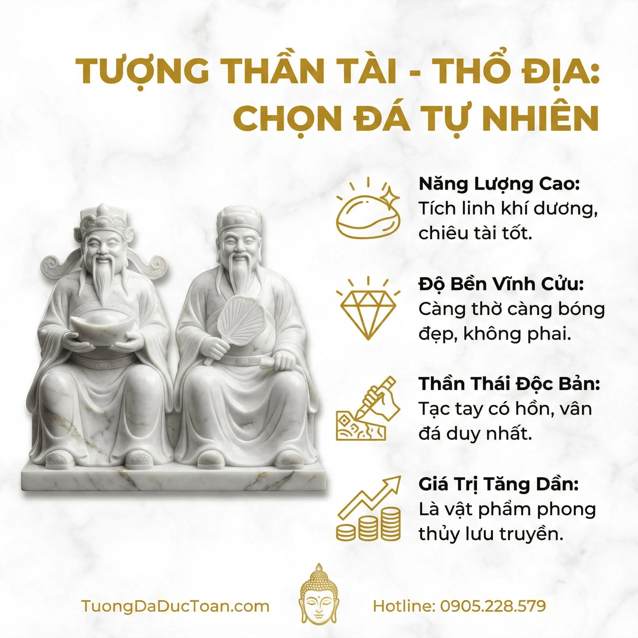 Tượng Thần Tài Thổ Địa Bằng Đá vi-sao-nen-chon-tuong-bang-da-tu-nhien