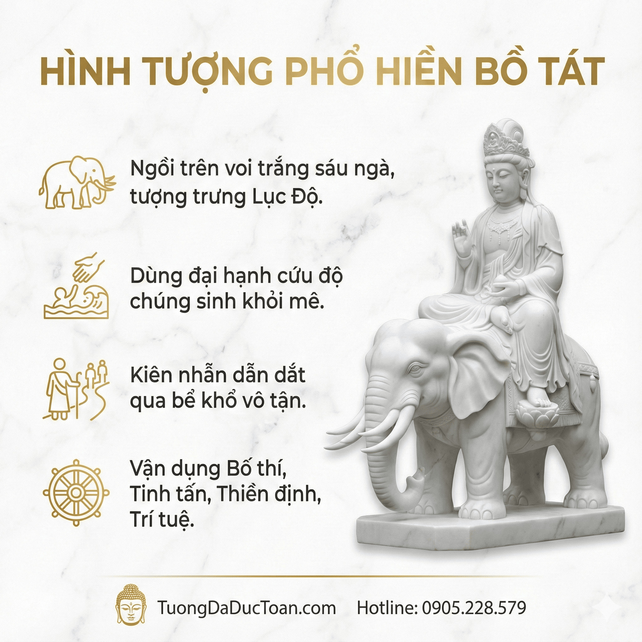 Hình Tượng Phổ Hiền Bồ Tát