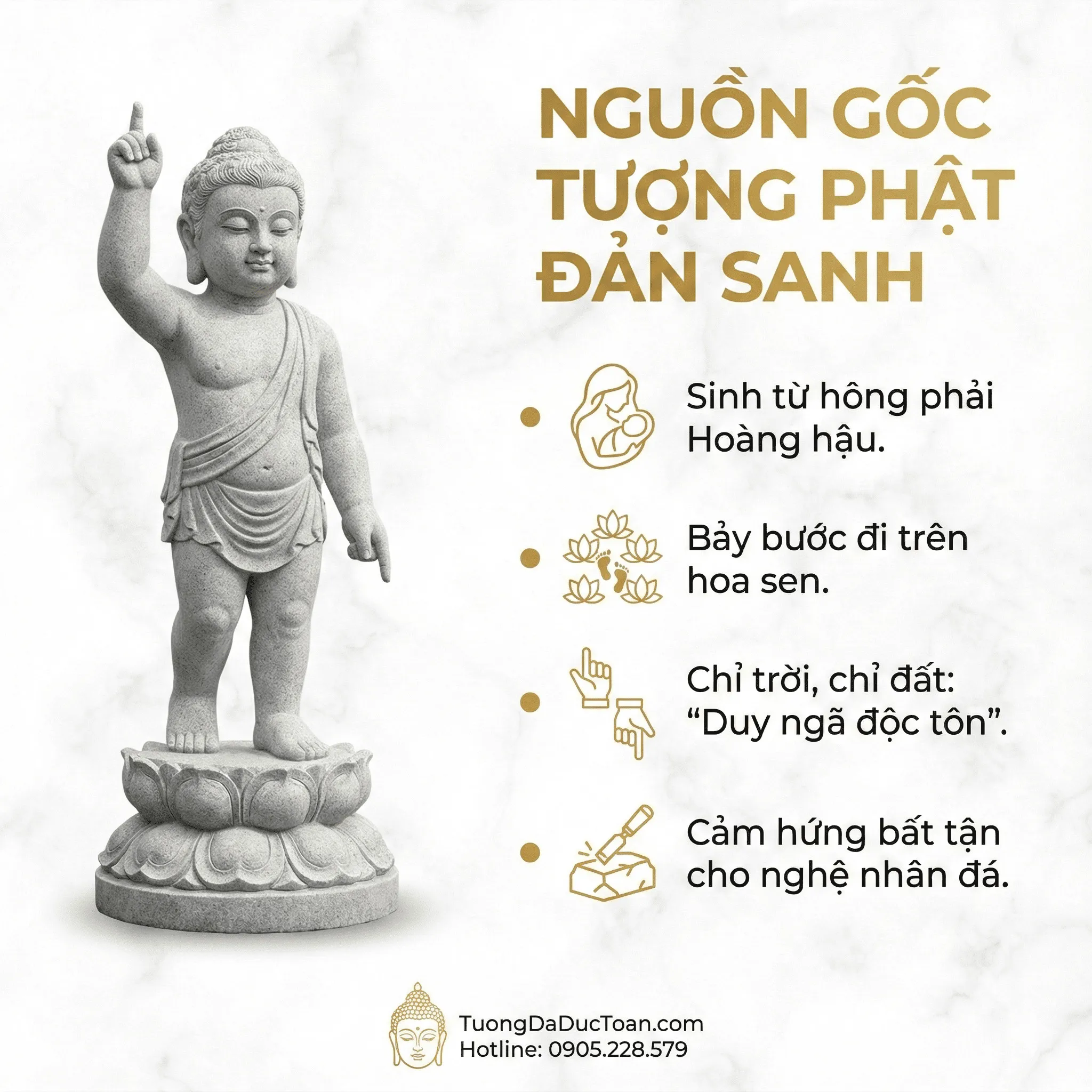 Tượng Phật Đản Sanh Nguon Goc Tuong Phat Dan Sanh