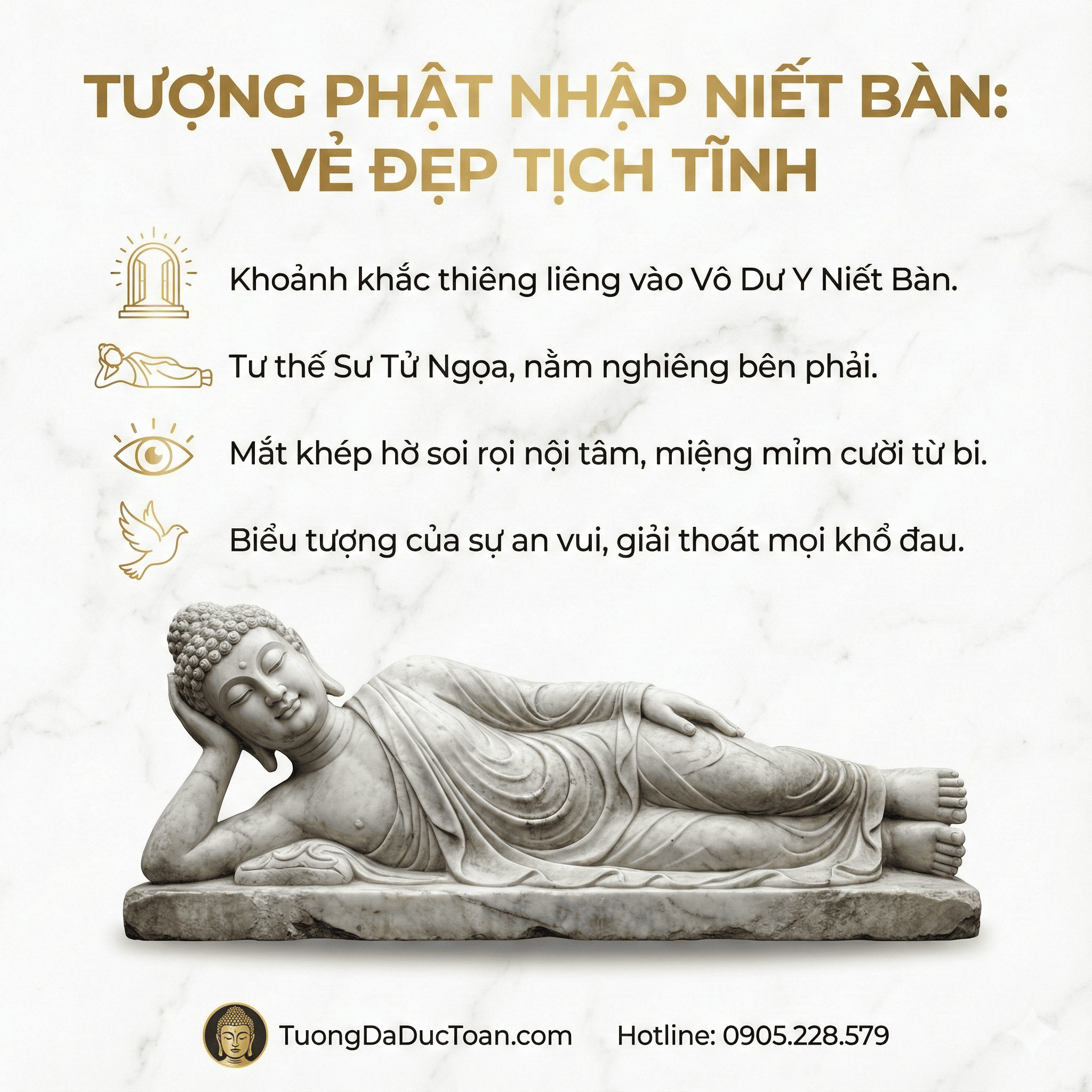 Tượng Phật Nhập Niết Bàn là ai?