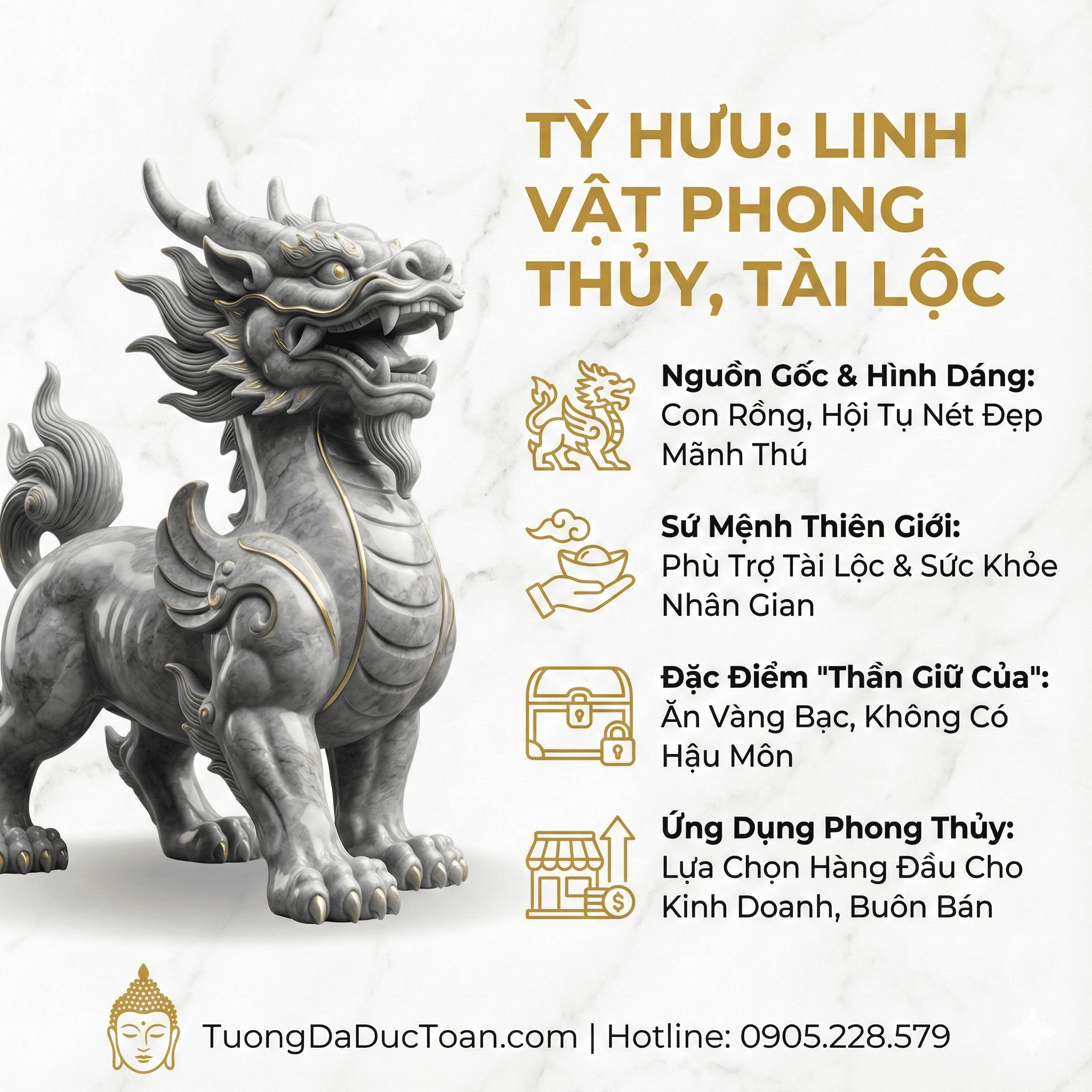 Nguồn cơ Tỳ Hưu trở thành vật phẩm tâm linh